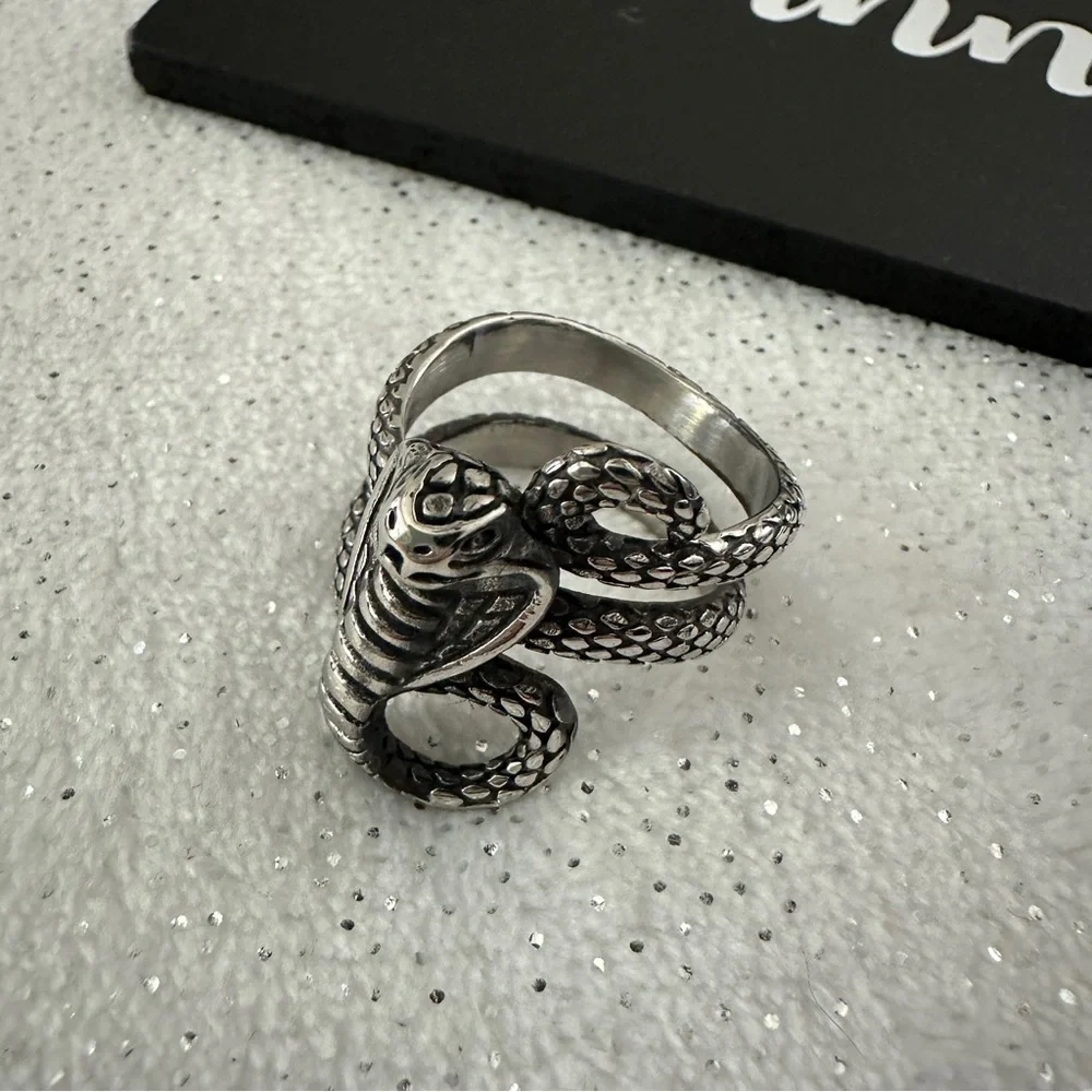 RICHSTEEL Cobra Snake Ring Size 11